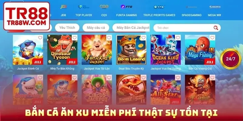 Bắn cá ăn xu miễn phí thật sự tồn tại
