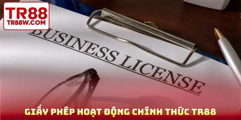 Giấy phép hoạt động chính thức TR88