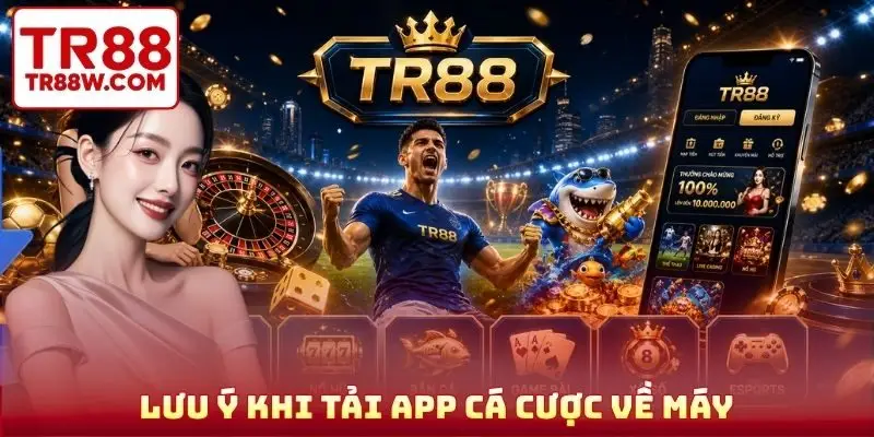 Lưu ý khi tải app cá cược về máy
